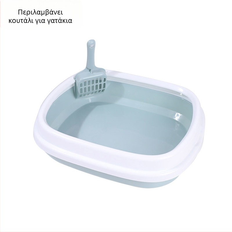 Μεγάλη άμμος για γάτες Υπερμεγέθης, πλήρως ημικλειστή τουαλέτα για γάτες, εξαιρετικά μεγάλη άμμος για γάτες με αντιιδρωτικό, είδη για κατοικίδια γάτας