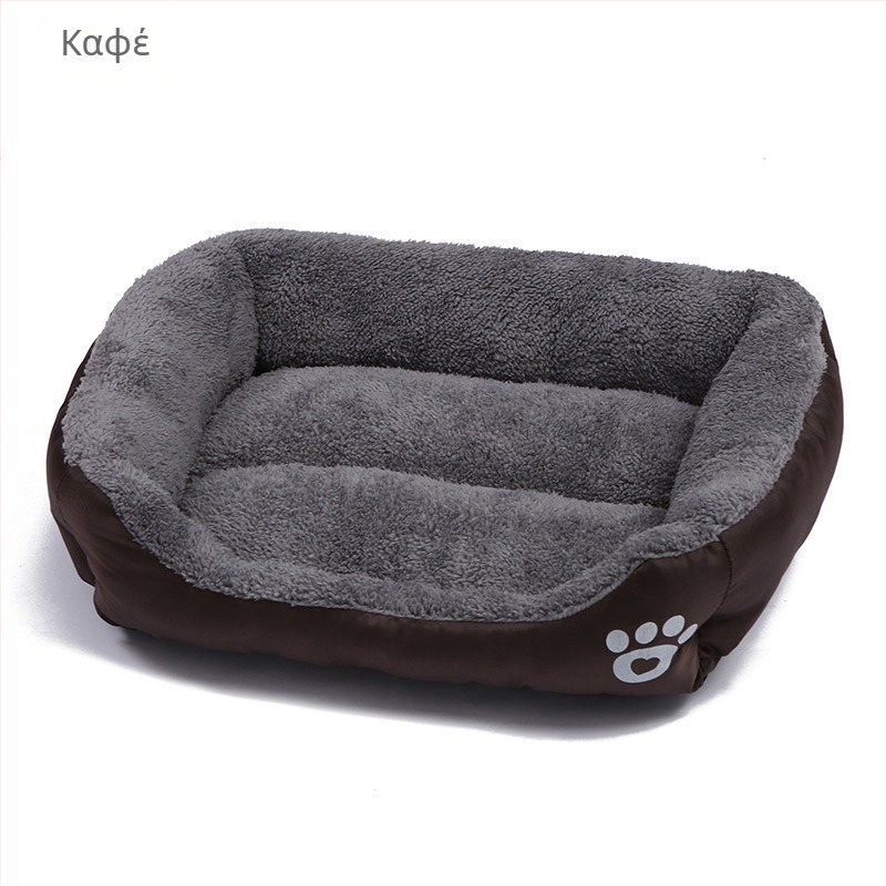 Four Seasons Universal Pet Nest Χρώμα Καραμέλας Τετράγωνη Φωλιά Σκύλου Teddy Pomeranian Χαλί Σκύλου Pp Cotton Pet Nest Κατασκευαστής Χονδρικής