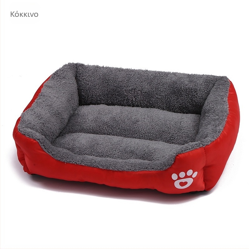Four Seasons Universal Pet Nest Χρώμα Καραμέλας Τετράγωνη Φωλιά Σκύλου Teddy Pomeranian Χαλί Σκύλου Pp Cotton Pet Nest Κατασκευαστής Χονδρικής