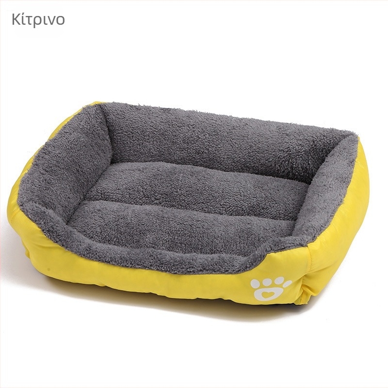 Four Seasons Universal Pet Nest Χρώμα Καραμέλας Τετράγωνη Φωλιά Σκύλου Teddy Pomeranian Χαλί Σκύλου Pp Cotton Pet Nest Κατασκευαστής Χονδρικής