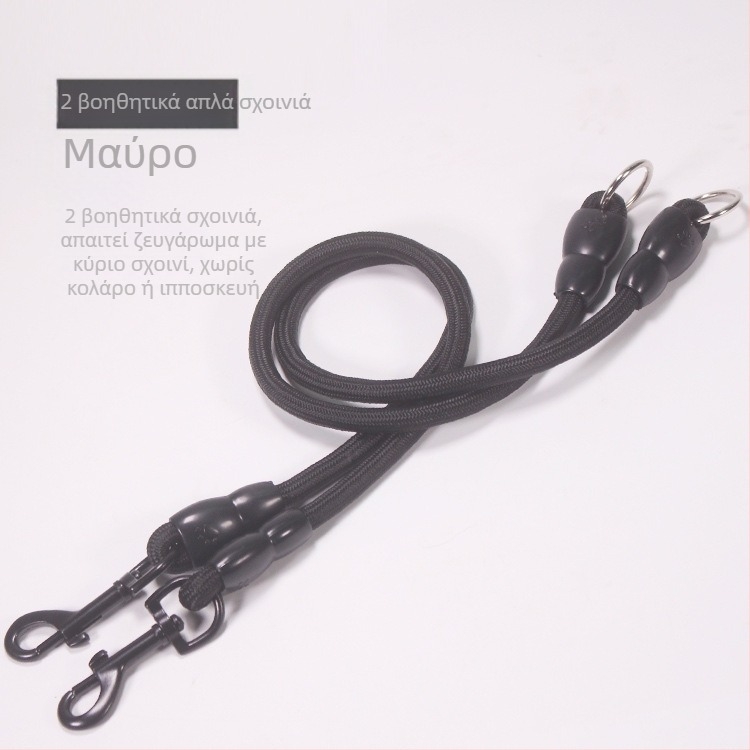 Αποσπώμενα δύο σκυλιά με ένα σύρσιμο, δύο λουριά με διπλό κεφάλι, λουρί βόλτας για σκύλους, αλυσίδα για σκύλους, αρκουδάκι, Golden Retriever, μικρά και μεγάλα είδη για σκύλους