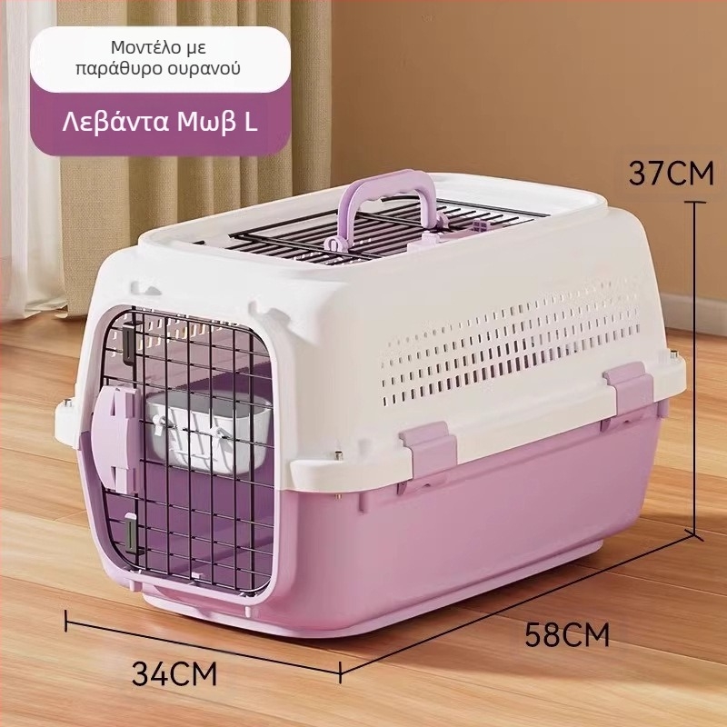 Απλό μαύρο βασικό κουτί αέρα της United Airlines μεγάλος χώρος αναπνεύσιμος έξω κουτί γάτας σκύλου προμήθειες κατοικίδιων ζώων χονδρικής