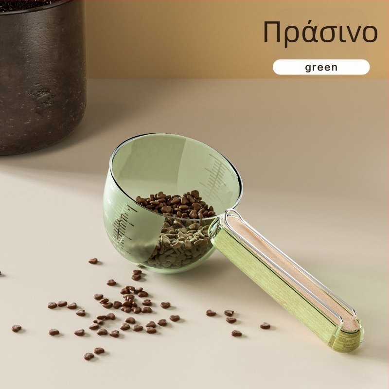 Νέο κουτάλι τροφής για γάτες με ξύλινη λαβή, κουτάλι τροφής για γάτες με κλιπ, προμήθειες για γάτες και σκύλους, φτυάρι φαγητού, κουτάλι τροφής για σκύλους, προμήθειες κατοικίδιων ζώων