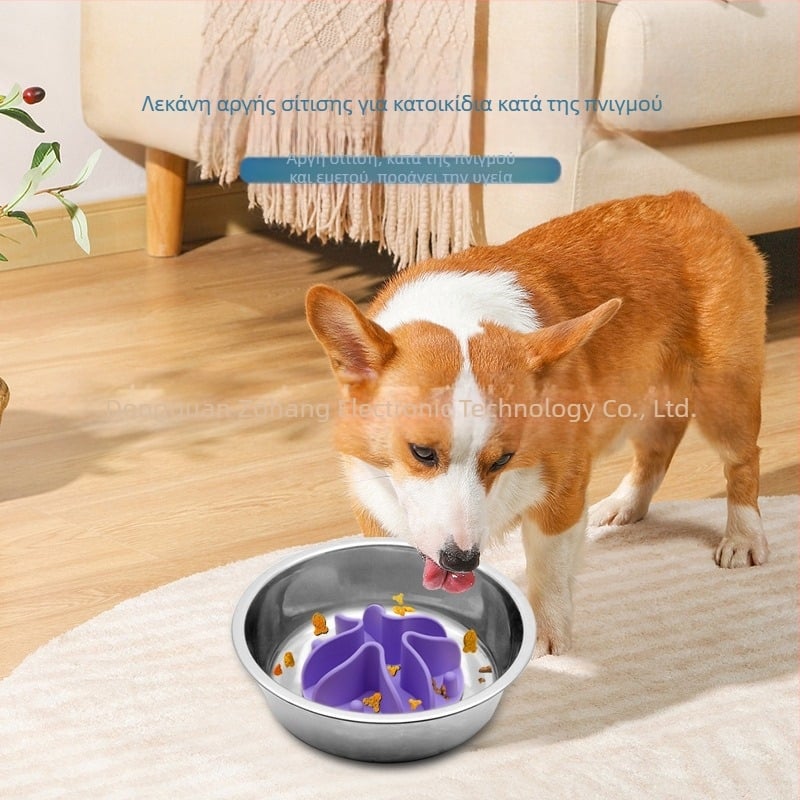 Νέο προϊόν σε απόθεμα για μπολ γλειψίματος σιλικόνης για κατοικίδια, χαλάκι διαίρεσης τροφής για σκύλους με βεντούζα, μπολ αργής τροφής για κατοικίδια με αντιπνιγμό