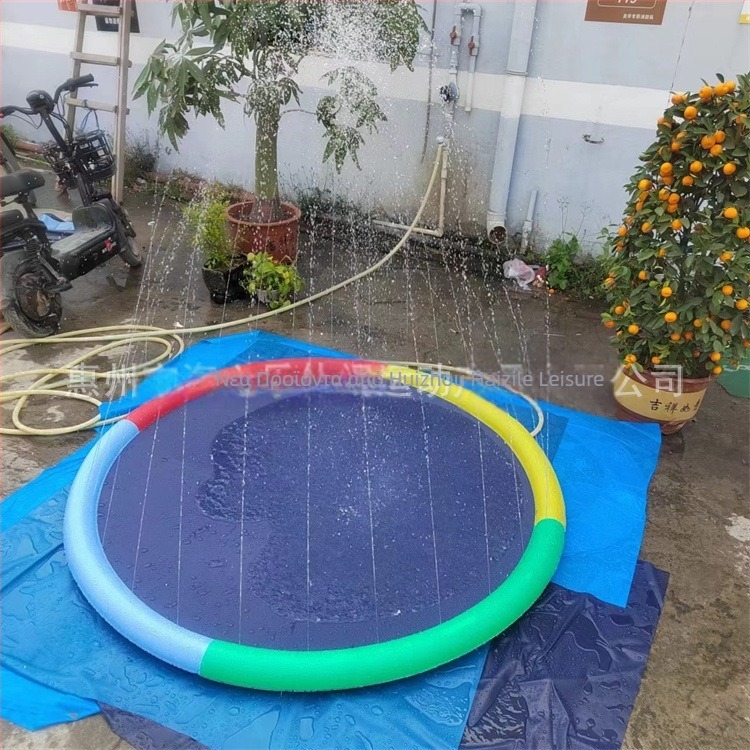 Spot 100CM150C170CM Παιδικό Υπαίθριο Χαλί Νερού Δελφινιών με Δαντέλα και Γράμματα, Χαλί Νερού για Κατοικίδια