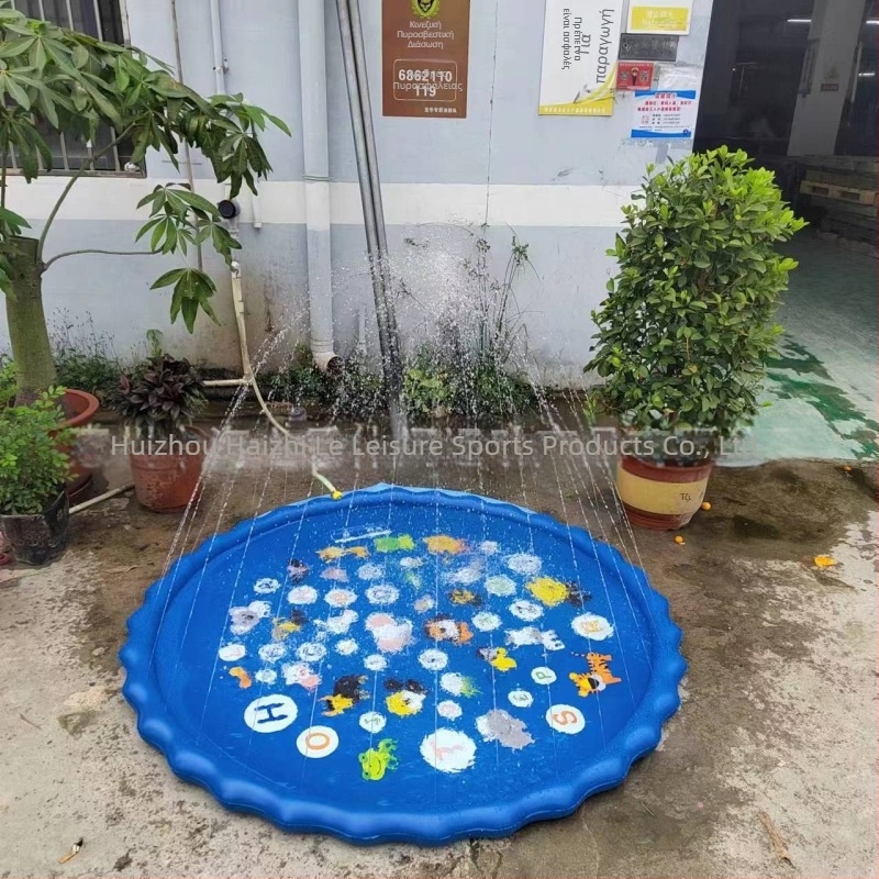 Spot 100CM150C170CM Παιδικό Υπαίθριο Χαλί Νερού Δελφινιών με Δαντέλα και Γράμματα, Χαλί Νερού για Κατοικίδια