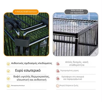 Κρυπτογράφηση κλουβιού Tianluo Μόνο δεν είναι δυνατή η είσοδος Περιστέρι Κλουβί χτυπήματος πόρτας Κλουβί βρόχου πόρτας Αυτόματη ανάκτηση Περιστέρι Τεχνούργημα