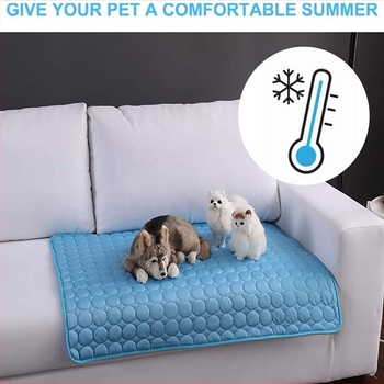 Pet Ice Silk Mat Καλοκαιρινό δροσερό χαλάκι για σκύλους Πατάκι καναπέ για γάτες και σκύλους Δροσερό χαλάκι για σκύλους Πατάκι για γάτες και σκύλους Πατάκι για κατοικίδια Ice Mat