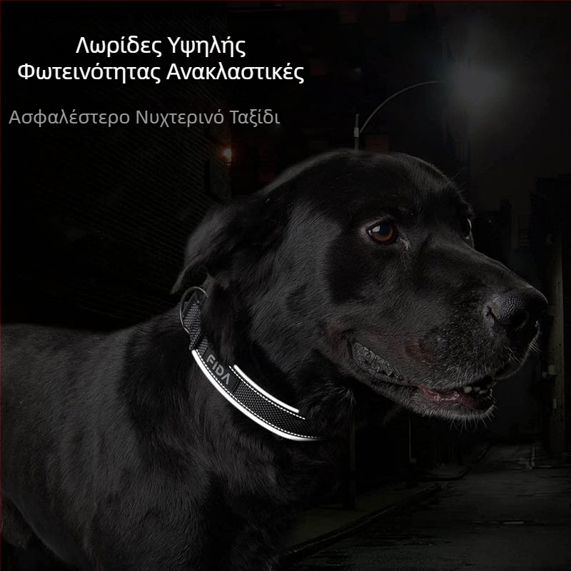 Ανακλαστικό νάιλον κολάρο κατοικίδιων ζώων για σκύλους, ιμάντας σχοινιού Feida Amazon, δημοφιλές κολάρο σκύλου χονδρικής