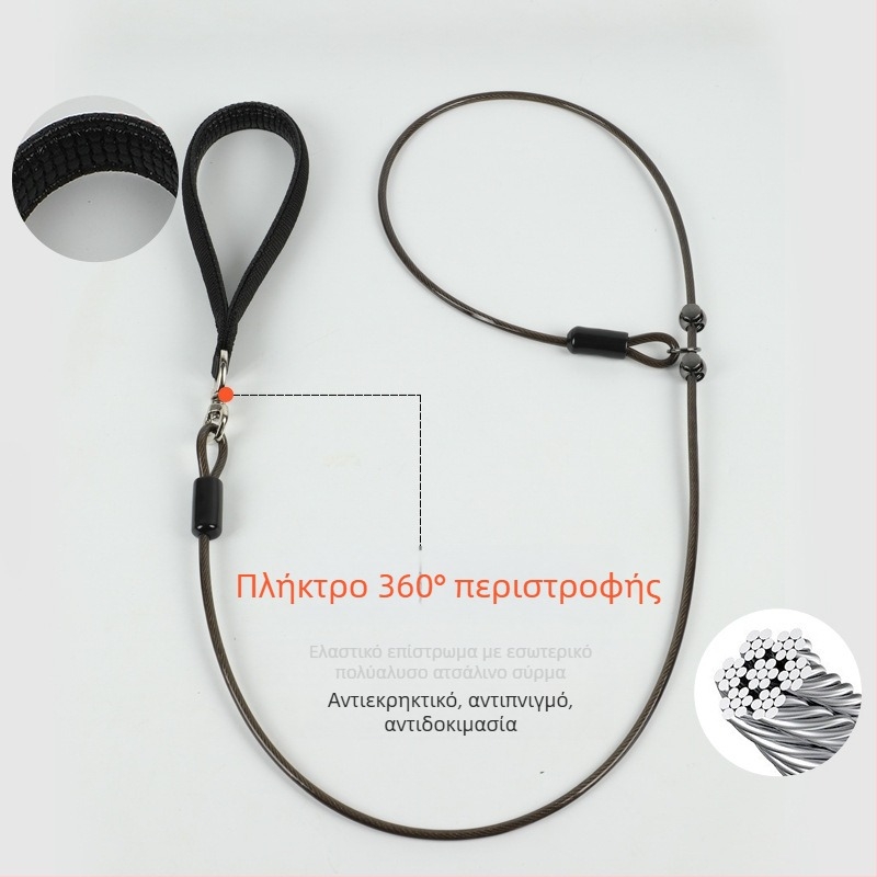 Σχοινί έλξης για σκύλους Ενσωματωμένο σχοινί P Αντιεκρηκτική αλυσίδα Chong P Σχοινί βόλτας Shoushou για σκύλους Γενικό σχοινί για μικρούς, μεσαίους και μεγάλους σκύλους