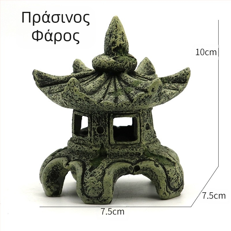 Διακόσμηση Τοπίου Ενυδρείου με Μικροσκοπικό Τοπίο, Γέφυρα, Περίπτερο, Κήπος, Κινεζικού Στυλ, Στολίδια Τοπίου Μπονσάι, Αντίκες Φάρος