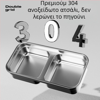 Μπολ για γάτες Λεκάνη τροφής για γάτες Διπλό μπολ από ανοξείδωτο ατσάλι Αντικραδασμικό μπολ για κατοικίδια Μπολ γεύματος για γάτες Μπολ ποτού Μπολ τροφής Μπολ για σκύλους