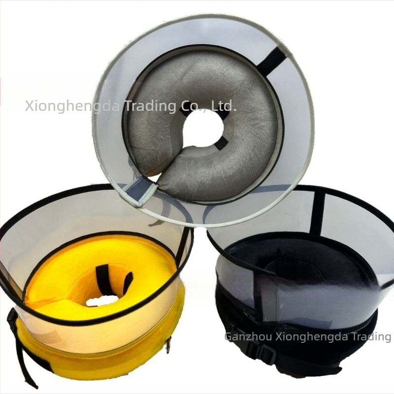 Σκύλος, γάτα, μύτη, PVC, φουσκωτό κολάρο για κατοικίδια, ζώο, αντι-δάγκωμα, αντιγρατσουνιές, αντιγλείψιμο, ομορφιά, Pp, αφαιρούμενο διάφραγμα