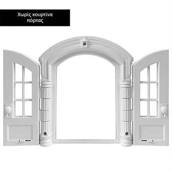 Διασυνοριακή πηγή νέας πόρτας για γάτες, τρύπας για σκύλους χωρίς πτερύγιο, πόρτας για κατοικίδια, γαλλικής πόρτας για γάτες