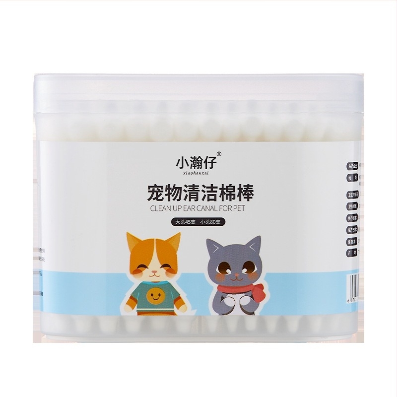 Xiao Hanzai μπατονέτα καθαρισμού αυτιών σκύλου για γάτες και σκύλους, διπλής χρήσης, συνδυαστική μπατονέτα καθαρισμού αυτιών κατοικίδιων, νερό για σκάψιμο αυτιών