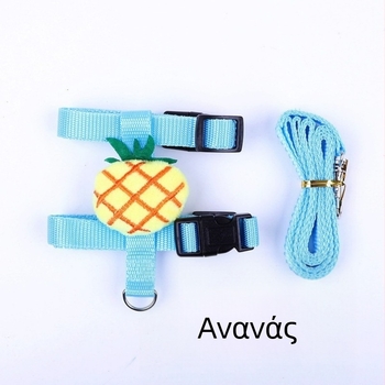 Σχοινί έλξης κουνελιού χαριτωμένο σχοινί έλξης σε σχήμα Ι για γάτες, στήθος κουνελιού, πλάτη, κατοικίδιο, έξω, σχοινί έλξης για περπάτημα κουνελιού σε απόθεμα χονδρικής