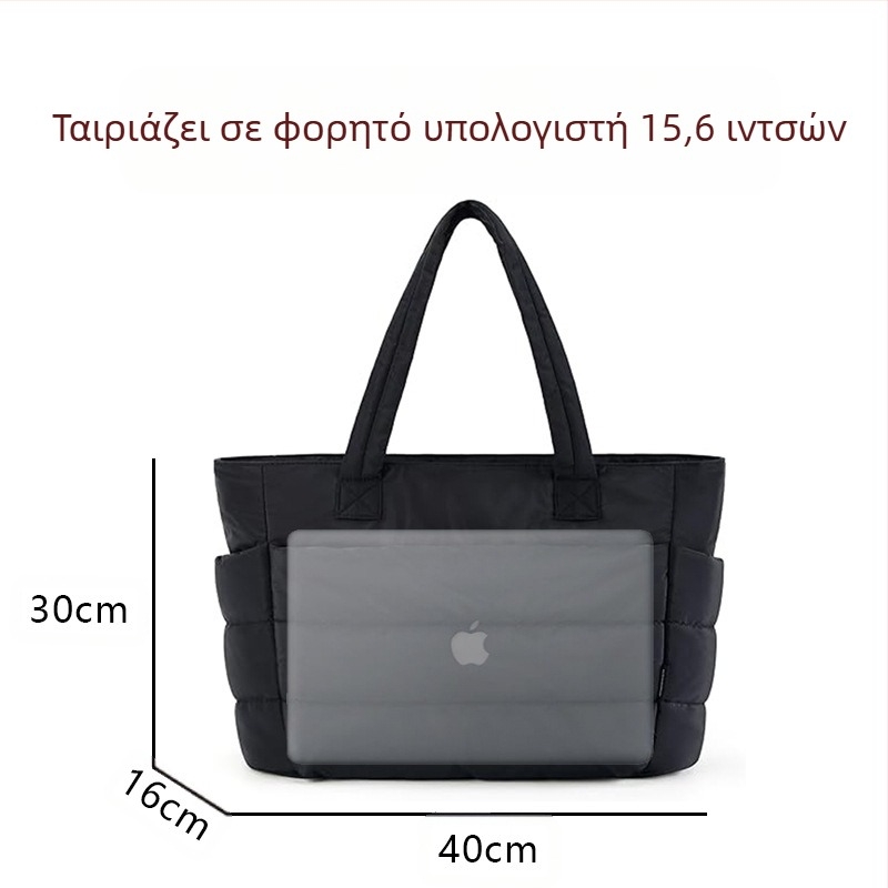σε απόθεμα σε καυτές πωλήσεις στο Amazon Νέα γυναικεία τσάντα ώμου, τσάντα φορητού υπολογιστή, τσάντα χειρός, τσάντα Tote, μεγάλη χωρητικότητα