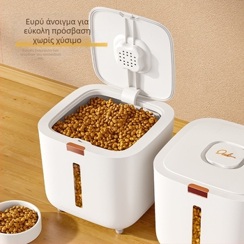 Βαρέλι Αποθήκευσης Τροφής για Κατοικίδια Μεγάλο Βαρέλι Αποθήκευσης Τροφής Σφραγισμένο στην Υγρασία Βαρέλι Αποθήκευσης Τροφής για Γάτες και Σκύλους Βαρέλι Χονδρικής Βαρέλι Σιτηρών