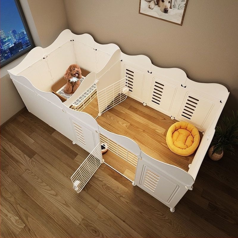 Φράχτης κατοικίδιων ζώων, ένα δωμάτιο, ένας σκύλος φύλακας, εσωτερικό κλουβί για σκύλους, μεσαίου και μικρού μεγέθους, φράχτης πόρτας απομόνωσης Bixiong
