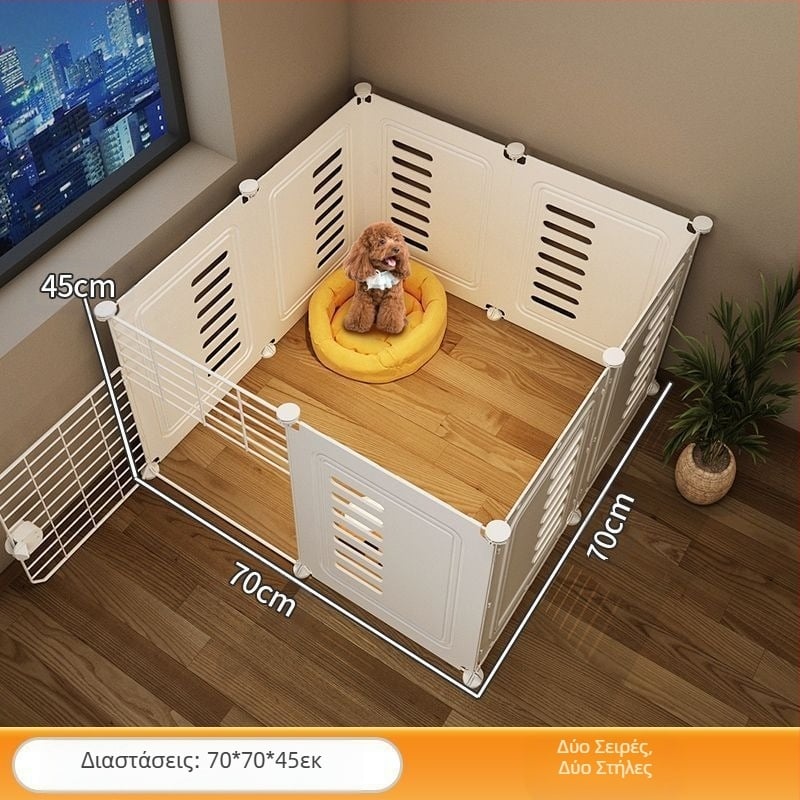 Φράχτης κατοικίδιων ζώων, ένα δωμάτιο, ένας σκύλος φύλακας, εσωτερικό κλουβί για σκύλους, μεσαίου και μικρού μεγέθους, φράχτης πόρτας απομόνωσης Bixiong