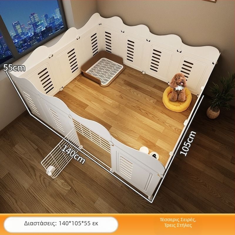 Φράχτης κατοικίδιων ζώων, ένα δωμάτιο, ένας σκύλος φύλακας, εσωτερικό κλουβί για σκύλους, μεσαίου και μικρού μεγέθους, φράχτης πόρτας απομόνωσης Bixiong