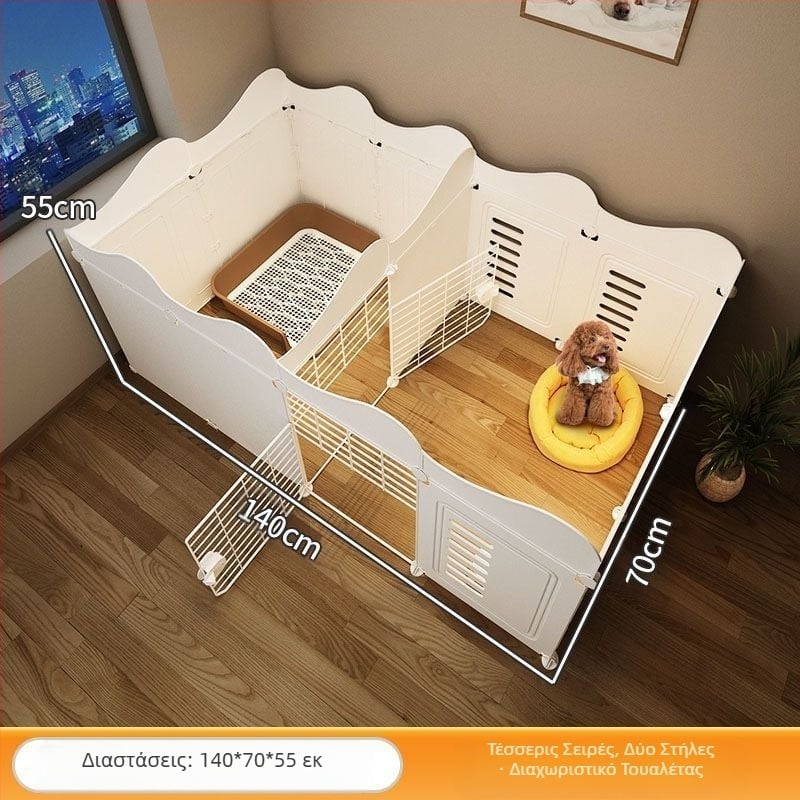 Φράχτης κατοικίδιων ζώων, ένα δωμάτιο, ένας σκύλος φύλακας, εσωτερικό κλουβί για σκύλους, μεσαίου και μικρού μεγέθους, φράχτης πόρτας απομόνωσης Bixiong