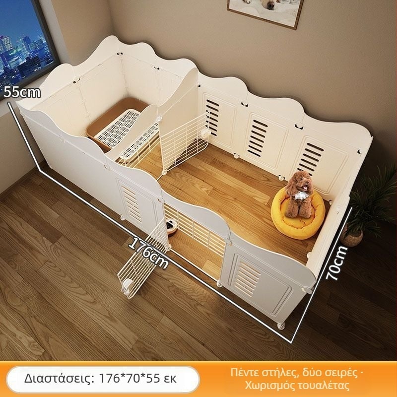 Φράχτης κατοικίδιων ζώων, ένα δωμάτιο, ένας σκύλος φύλακας, εσωτερικό κλουβί για σκύλους, μεσαίου και μικρού μεγέθους, φράχτης πόρτας απομόνωσης Bixiong