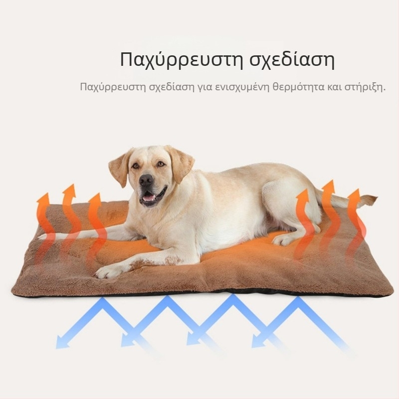 Θερμαντικό μαξιλάρι για κατοικίδια Αυτοθερμαινόμενο μαξιλάρι Πυκνό μαξιλάρι για σκύλους Ζεστό μαξιλάρι για γάτες Μαξιλάρι σκύλου Κουβέρτα κατοικίδιων Διασυνοριακά