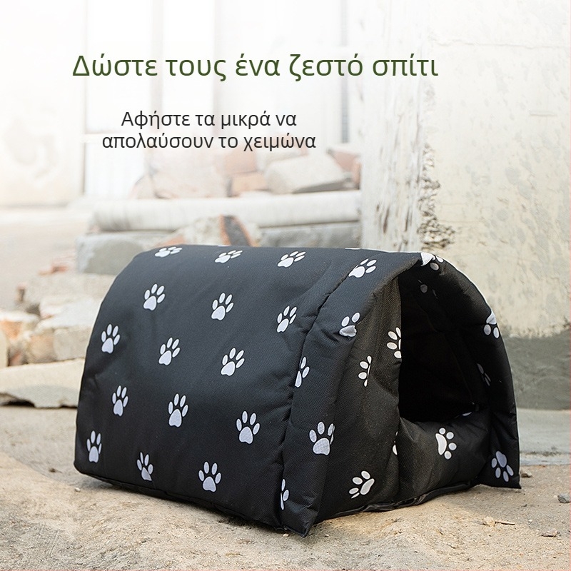 Υφασμάτινο ύφασμα για γάτες, αντι-φωλιά σκύλου, ύφασμα Oxford για κατοικίδια, φωλιά εξωτερικού χώρου Oxford για περιπλάνηση, χειμερινά είδη κατοικίδιων ζώων, αδιάβροχη, ανθεκτική στον ήλιο φωλιά γάτας