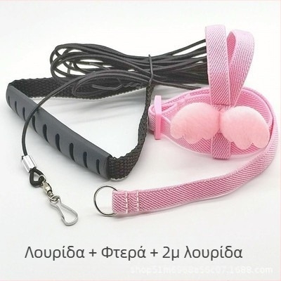 Σχοινί για παπαγάλους, ιμάντα για περπάτημα πουλιών, σχοινί για περπάτημα πουλιών, δέρμα τίγρης, μικρό, ελαφρύ σχοινί έλξης Xuanfeng για τον ήλιο, χωρίς πόδια