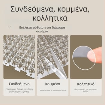 Αντιθαμβωτικό χαλάκι για γάτες που απωθεί τα καρφιά, πάνω κρεβάτι, μαξιλάρι για αναρρίχηση ούρων, προστασία από αγκάθια, ξύσιμο στον καναπέ, απομόνωση γάτας, περιορισμένη περιοχή, ξύλινο δίχτυ για αγκάθια
