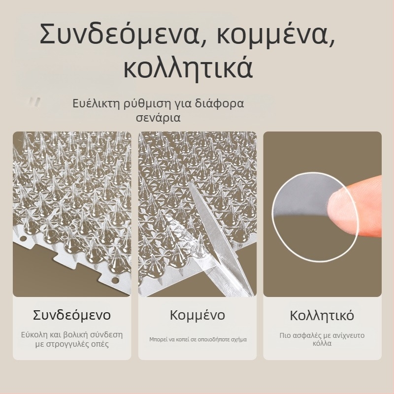 Αντιθαμβωτικό χαλάκι για γάτες που απωθεί τα καρφιά, πάνω κρεβάτι, μαξιλάρι για αναρρίχηση ούρων, προστασία από αγκάθια, ξύσιμο στον καναπέ, απομόνωση γάτας, περιορισμένη περιοχή, ξύλινο δίχτυ για αγκάθια