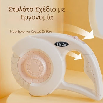 Εργοστασιακό άμεσο λουρί κατοικίδιων ζώων, λουρί σκύλου, αυτόματη συστολή, κολάρο λουριού σκύλου με χειροποίητο σκύλο για περπάτημα, μια γενιά μαλλιών