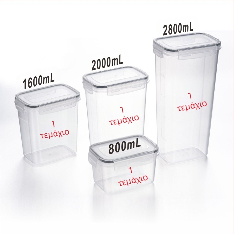 Πυκνωμένη σφραγισμένη δεξαμενή PP μεγάλης χωρητικότητας δημητριακών τροφίμων, ανθεκτικό στην υγρασία κουτί, διαφανής κάδος αποθήκευσης