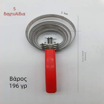 Τέσσερις, πέντε και έξι κύκλοι, οδοντωτή χτένα, ξύστρα ιδρώτα αγελάδας-αλόγου, τσουγκράνα κατά του κνησμού, χτένα για τρίχες αλόγου, χτένα για ξύσιμο δοντιών, χτένα κατοικίδιων ζώων, βούρτσα αποτρίχωσης