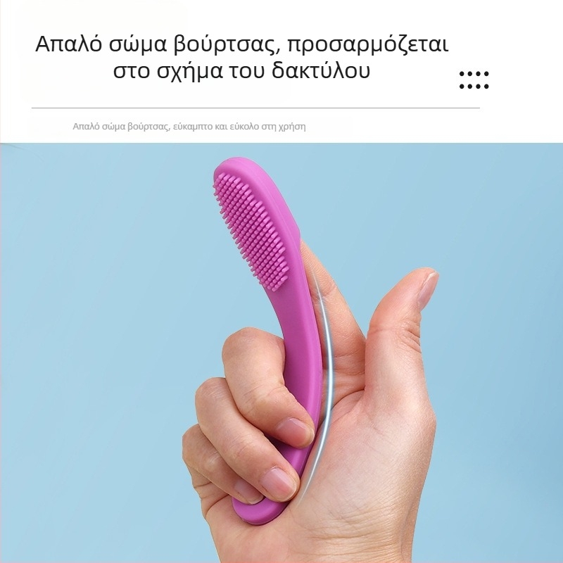 Προμήθειες κατοικίδιων ζώων Κάλυμμα δακτύλου κατοικίδιου Οδοντόβουρτσα Οδοντόβουρτσα σκύλου Εργαλείο καθαρισμού στόματος σκύλου Οδοντόβουρτσα κατοικίδιων ζώων