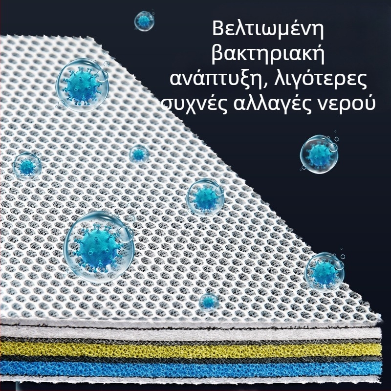 15D Φίλτρο ενυδρείου από βαμβάκι υψηλής πυκνότητας, πυκνωμένο βαμβάκι φίλτρου, χωρίς κόλλα, χωρίς σάπιο, ποιοτικό νερό, χημικό βαμβάκι για ενυδρείο