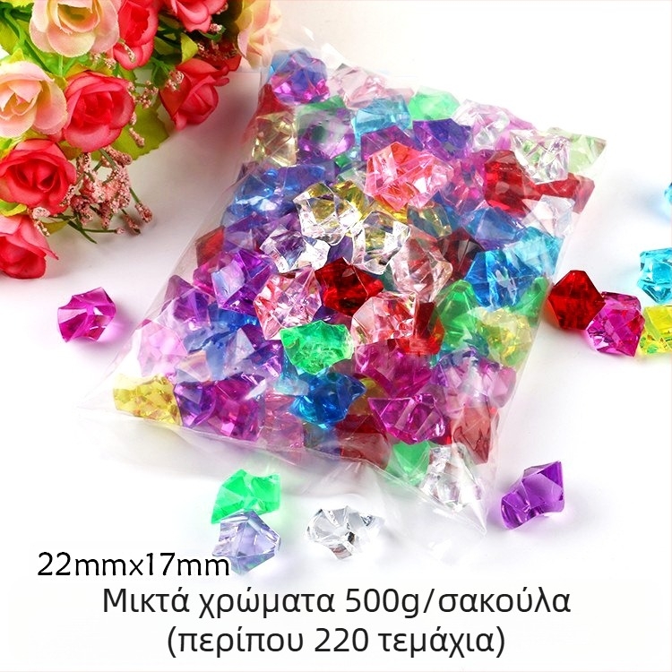 Ακρυλική κρυστάλλινη πέτρα πολύχρωμο στολίδι τοπίο δεξαμενή ψαριών πέτρα ομορφιά Chen διακόσμηση λούνα παρκ παιχνίδια στηρίγματα κατασκευαστές χονδρικής