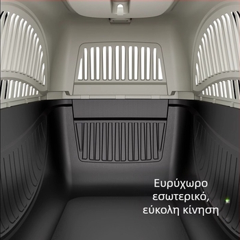 Κουτί αέρα για γάτες Φορητή έξοδος Κλουβί για γάτες Τσάντα μεταφοράς κατοικίδιων ζώων Κουτί μεταφοράς αυτοκινήτου Κλουβί σκύλου Φορητό πλαστικό κουτί γάτας