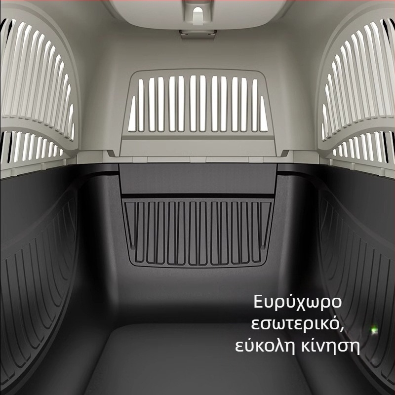 Κουτί αέρα για γάτες Φορητή έξοδος Κλουβί για γάτες Τσάντα μεταφοράς κατοικίδιων ζώων Κουτί μεταφοράς αυτοκινήτου Κλουβί σκύλου Φορητό πλαστικό κουτί γάτας