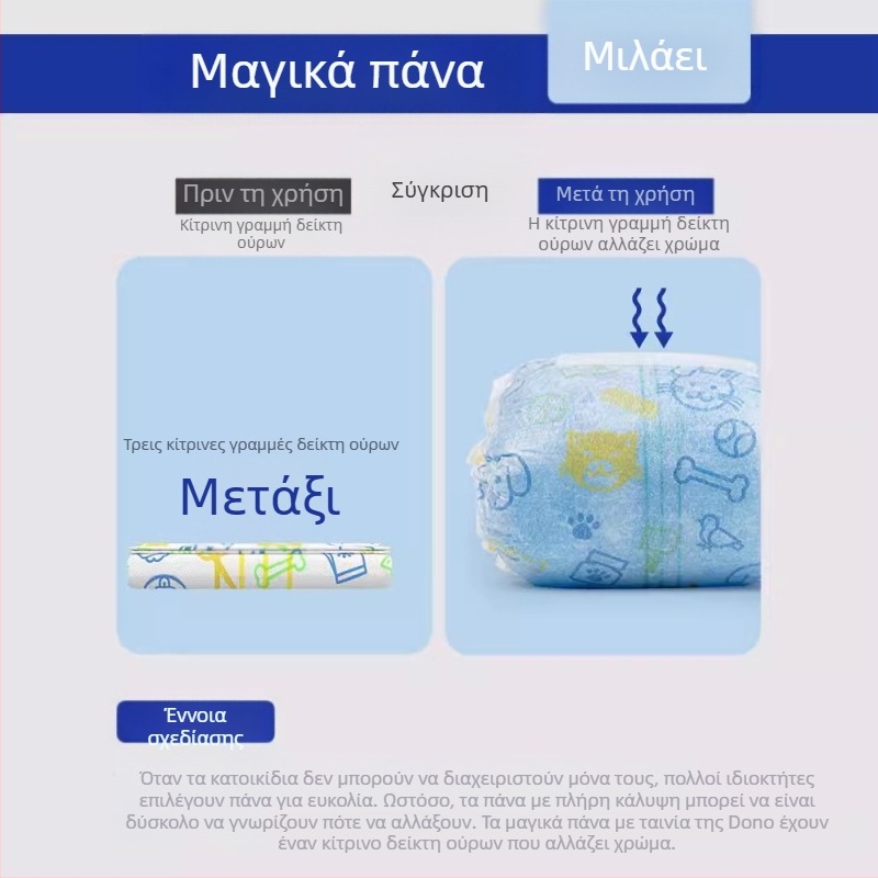 ΗΜΕΡΟΛΟΓΙΟ DONO'S DIARY πάνες για σκύλους, φυσιολογικά παντελόνια για αρσενικές σκύλες, πάνες για κατοικίδια στο ημερολόγιο ανάπτυξης κατοικίδιων ζώων