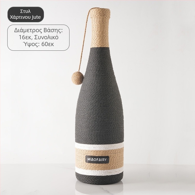 Φωλιά ξυσίματος γάτας από σιζάλ, ανθεκτική στη φθορά, ενσωματωμένη φωλιά γάτας, εξαιρετικά μεγάλη, ανθεκτική στις γρατσουνιές, μη σάπια λεκάνη ξυσίματος γάτας, σανίδα με νύχια γάτας