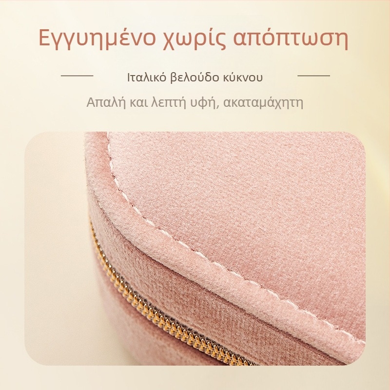 Διασυνοριακό κουτί κοσμημάτων από βελούδο υψηλής ποιότητας, διπλής στρώσης, μεγάλης χωρητικότητας σκουλαρίκια, δαχτυλίδι, κολιέ, αποθήκευση κοσμημάτων, κουτί αποθήκευσης κοσμημάτων για το χέρι