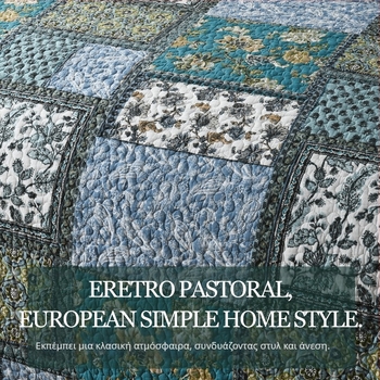 Pinli Home Textile Εξωτερικού Εμπορίου Βαμβακερό Σετ Τριών Τεμαχίων Αμερικανικό Πάπλωμα Απομίμησης Τεμαχίων τυπωμένο βαμβακερό πάπλωμα κλιματισμού