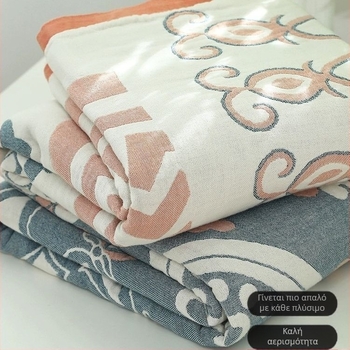 Διασυνοριακή πάπλωμα πενταπλών στρώσεων από καθαρό βαμβάκι, πετσετοπετσέτα τεσσάρων εποχών, κουβέρτα ύπνου, κουβέρτα κλιματισμού, καλοκαιρινή δροσερή πάπλωμα