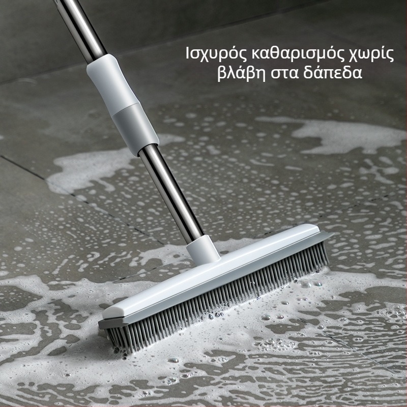 Βούρτσα δαπέδου μπάνιου, βούρτσα με μακριά λαβή, βούρτσα για πλακάκια τουαλέτας, βούρτσα μπάνιου με σκληρές τρίχες, βούρτσα καθαρισμού δαπέδου με πλακάκια, βούρτσα σιλικόνης