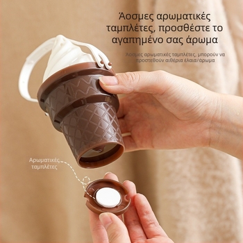 Κουτί αφύγρανσης παγωτού ντουλάπας κρεμαστό κουτί αφύγρανσης ομπρέλας με δισκίο αρωματοθεραπείας ανθεκτικό στην υγρασία και στη μούχλα μικρό αφυγραντικό