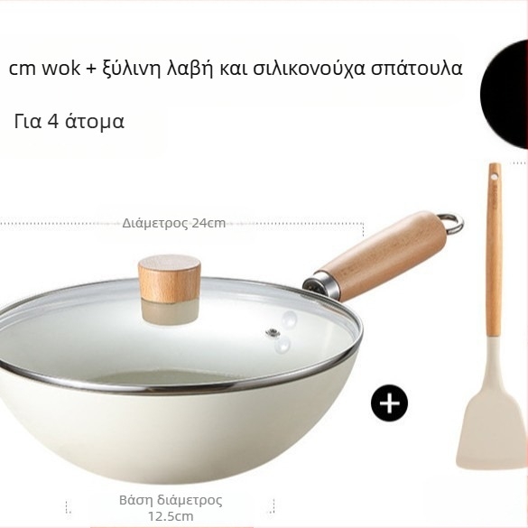 Μικρή σιδερένια κατσαρόλα 20cm ιαπωνικού τύπου, μίνι οικιακή επίπεδη κατσαρόλα χωρίς επίστρωση, επαγωγική εστία, κατάλληλη για μικρό γουόκ