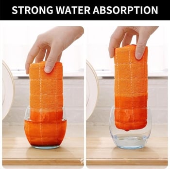 Καθαρό βαμβακερό καρό απορροφητικό παχιά πανί από βαμβάκι, πανί καθαρισμού κουζίνας, πετσέτα καθαρισμού πιάτων, πετσέτα καθαρισμού προσώπου