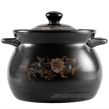 Κατσαρόλα για σούπα, κατσαρόλα για στιφάδο, κεραμική κατσαρόλα, κατσαρόλα αερίου, ανοιχτή φωτιά, ανθεκτική σε υψηλές θερμοκρασίες, οικιακή σούπα για στιφάδο